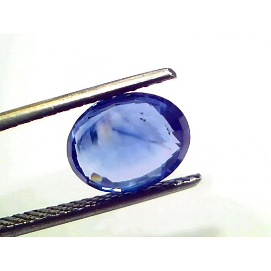 3.62 Ct IGI Certified Unheated Untreated Natural Ceylon Blue Sapphire AAA