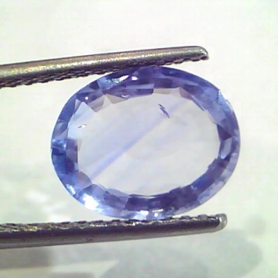 3.67 Ct Unheated Untreated Ceylon Blue Sapphire Neelam Gemstone