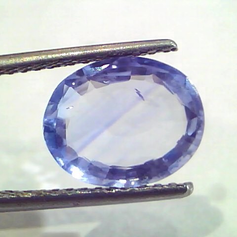 3.67 Ct Unheated Untreated Ceylon Blue Sapphire Neelam Gemstone
