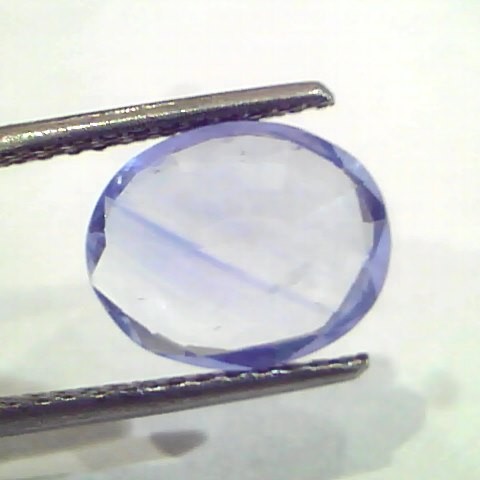 3.67 Ct Unheated Untreated Ceylon Blue Sapphire Neelam Gemstone