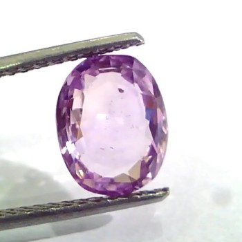 3.67 Ct Unheated Untreated Natural Purple Sapphire Khuni Neelam