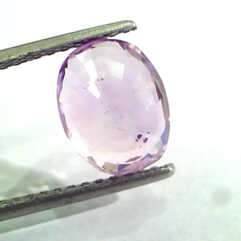 3.67 Ct Unheated Untreated Natural Purple Sapphire Khuni Neelam