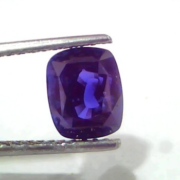 3.71 Ct GII Certified Unheated Untreated Natural Ceylon Deep Blue Sapphire