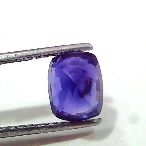 3.71 Ct GII Certified Unheated Untreated Natural Ceylon Deep Blue Sapphire