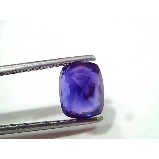 3.71 Ct GII Certified Unheated Untreated Natural Ceylon Deep Blue Sapphire