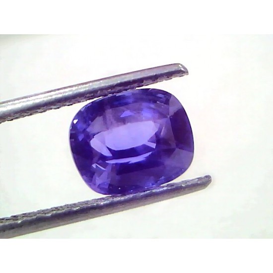 3.72 Ct IGI Certified Unheated Untreated Natural Ceylon Blue Sapphire AAAA