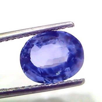 3.77 Ct IGI Certified Unheated Untreated Natural Ceylon Blue Sapphire AAA
