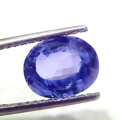 3.77 Ct IGI Certified Unheated Untreated Natural Ceylon Blue Sapphire AAA