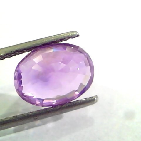 3.78 Ct Unheated Untreated Natural Purple Sapphire Khuni Neelam