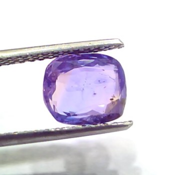 3.92 Ct Unheated Untreated Ceylon Purple Blue Sapphire Khuni Neelam