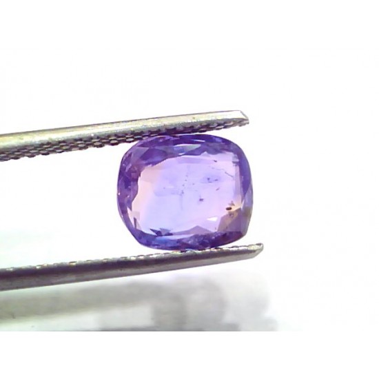 3.92 Ct Unheated Untreated Ceylon Purple Blue Sapphire Khuni Neelam