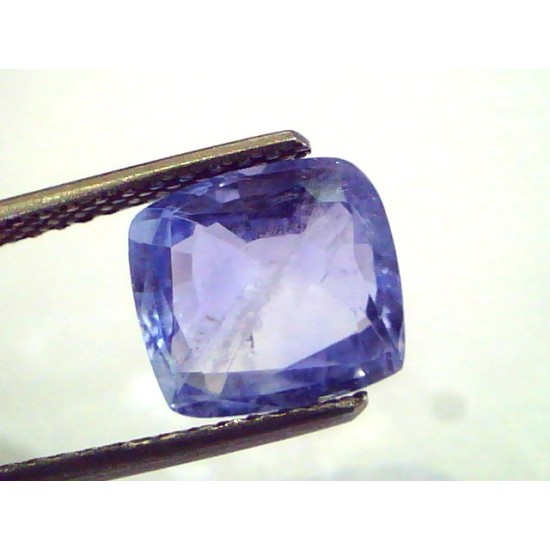 3.91 Ct Unheated Untreated Natural Ceylon Blue Sapphire/Neelam