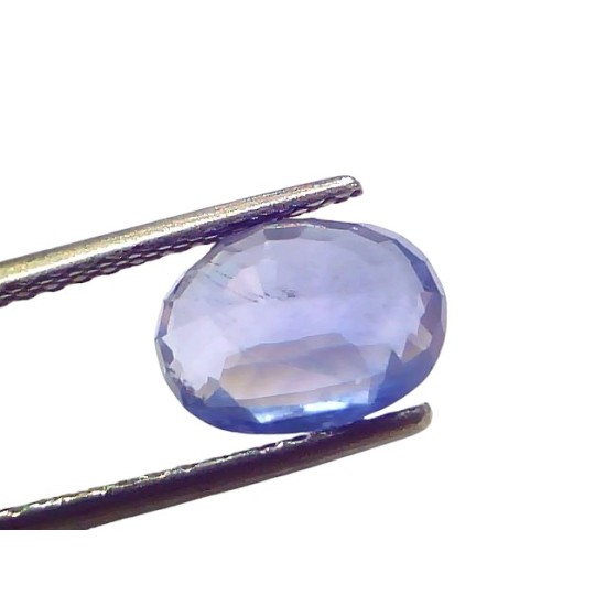 3.91 Ct Certified Unheated Untreated Natural Ceylon Blue Sapphire