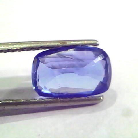 4 Ct Unheated Untreated Natural IGI Certified Kashmir Blue Sapphire
