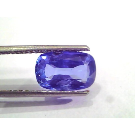 4 Ct Unheated Untreated Natural IGI Certified Kashmir Blue Sapphire
