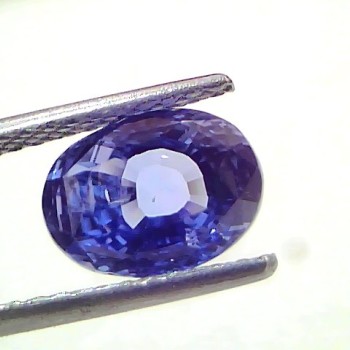 3.99 Ct IGI Certified Unheated Untreated Natural Burma Blue Sapphire AAAA