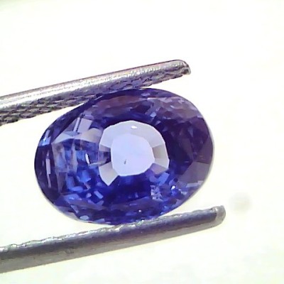 3.99 Ct IGI Certified Unheated Untreated Natural Burma Blue Sapphire AAAA