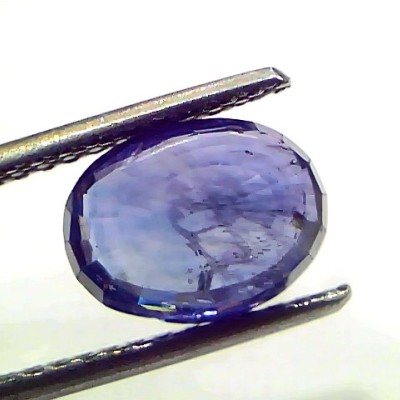 4.02 Ct IGI Certified Unheaated Untreated Natural Ceylon Blue Sapphire AA