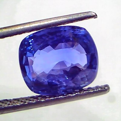 4.03 Ct IGI Certified Unheated Untreated Natural Ceylon Blue Sapphire AA