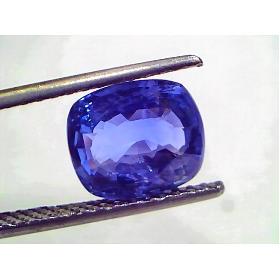 4.03 Ct IGI Certified Unheated Untreated Natural Ceylon Blue Sapphire AA