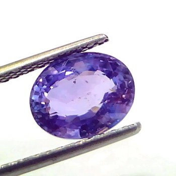 4.03 Ct IGI Certified Unheated Untreated Natural Ceylon Blue Sapphire AAA