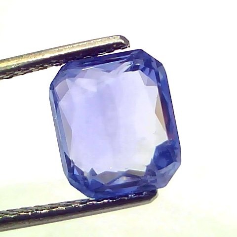 4.04 Ct IGI Certified Unheated Untreated Natural Ceylon Blue Sapphire AAA