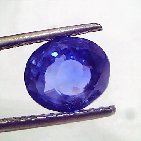 4.07 Ct IGI Certified Unheated Untreated Natural Ceylon Blue Sapphire AA