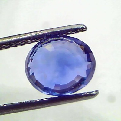 4.07 Ct IGI Certified Unheated Untreated Natural Ceylon Blue Sapphire AA