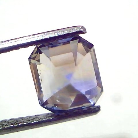 4.08 Ct IGI Certified Unheated Untreated Natural Ceylon Blue Sapphire AAAA