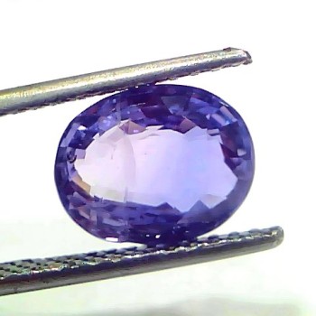 4.04 Ct GII Certified Unheated Untreated Natural Ceylon Blue Sapphire
