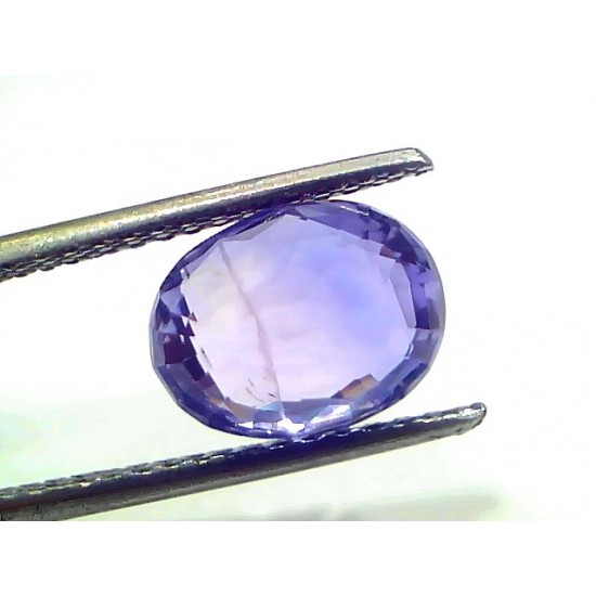4.04 Ct GII Certified Unheated Untreated Natural Ceylon Blue Sapphire