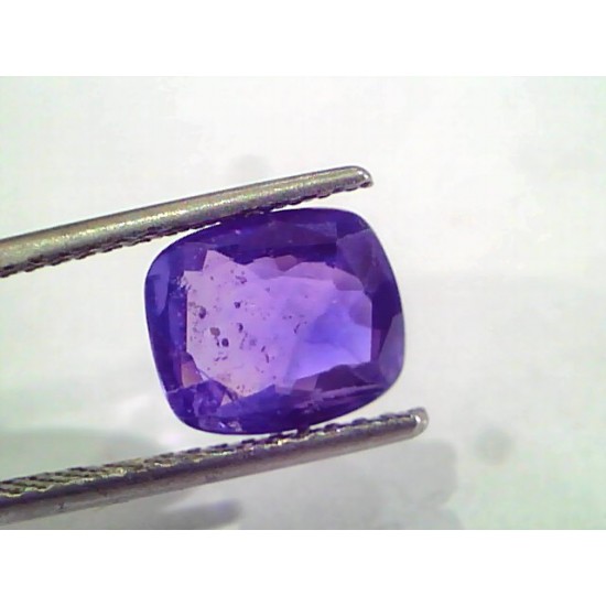 4.11 Ct Unheated Untreated Natural Violet Blue Sapphire Khooni Neelam