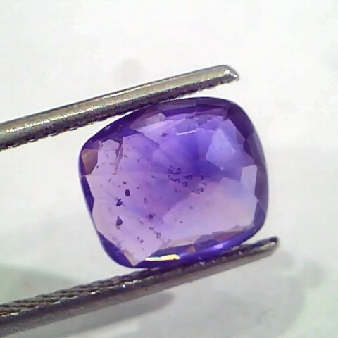 4.11 Ct Unheated Untreated Natural Violet Blue Sapphire Khooni Neelam