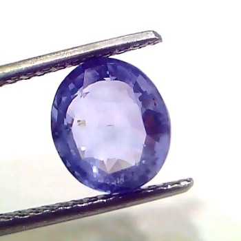 4.13 Ct IGI Certified Unheated Untreated Natural Ceylon Blue Sapphire