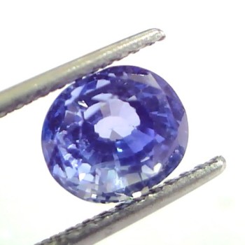 4.21 Ct Unheated Untreated Natural IGI Certified Kashmir Blue Sapphire