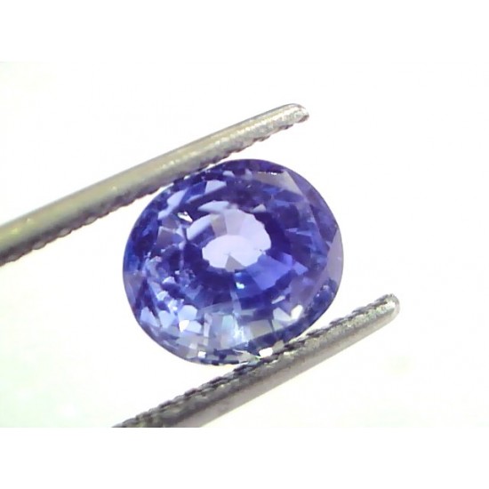 4.21 Ct Unheated Untreated Natural IGI Certified Kashmir Blue Sapphire