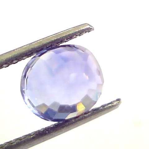 4.21 Ct Unheated Untreated Natural IGI Certified Kashmir Blue Sapphire