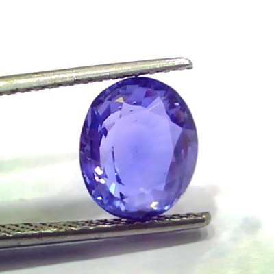 4.58 Ct IGI Certified Unheated Untreated Natural Ceylon Blue Sapphire AAA