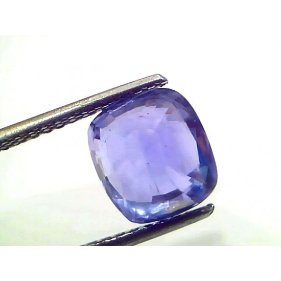 4.59 Ct IGI Certified Unheated Untreated Natural Ceylon Blue Sapphire