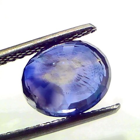 4.64 Ct IGI Certified Unheaated Untreated Natural Ceylon Blue Sapphire AA