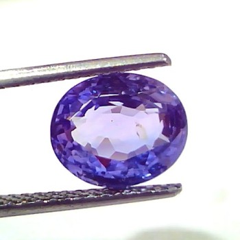 4.65 Ct GII Certified Unheated Untreated Natural Ceylon Blue Sapphire