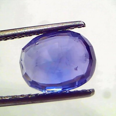 4.66 Ct IGI Certified Unheated Untreated Natural Ceylon Blue Sapphire AA