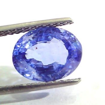 5.07 Ct IGI Certified Unheated Untreated Natural Burma Blue Sapphire AA