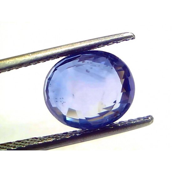 5.17 Ct IGI Certified Unheated Untreated Natural Ceylon Blue Sapphire