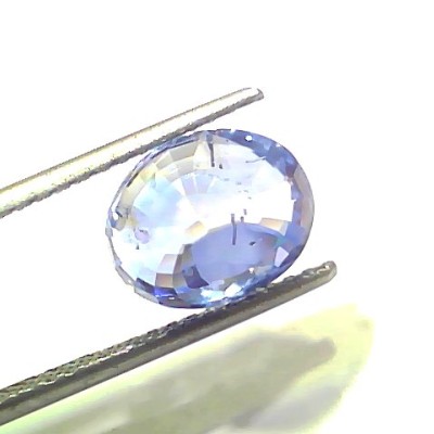 5.29 Ct IGI Certified Unheated Untreated Natural Ceylon Blue Sapphire