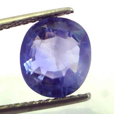 5.34 Ct IGI Certified Unheated Untreated Natural Burma Blue Sapphire