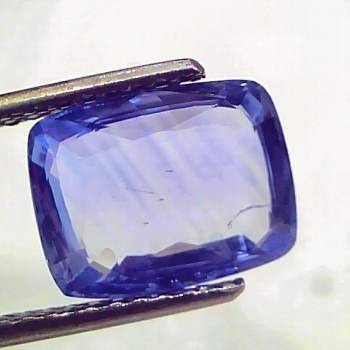 5.41 Ct IGI Certified Unheated Untreated Natural Ceylon Blue Sapphire AA