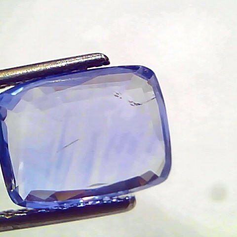 5.41 Ct IGI Certified Unheated Untreated Natural Ceylon Blue Sapphire AA