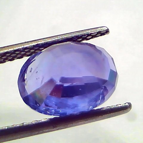 5.49 Ct IGI Certified Unheated Untreated Natural Ceylon Blue Sapphire AA