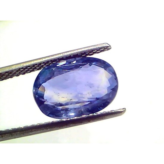 5.57 Ct IGI Certified Unheated Untreated Natural Ceylon Blue Sapphire